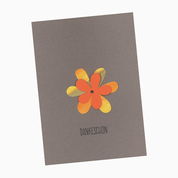 Postkarte - dankeschön