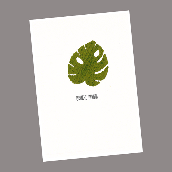 Karte - grüana Dumma