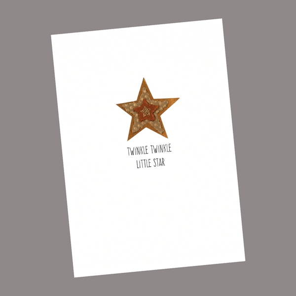 Karte - twinkle twinkle little star