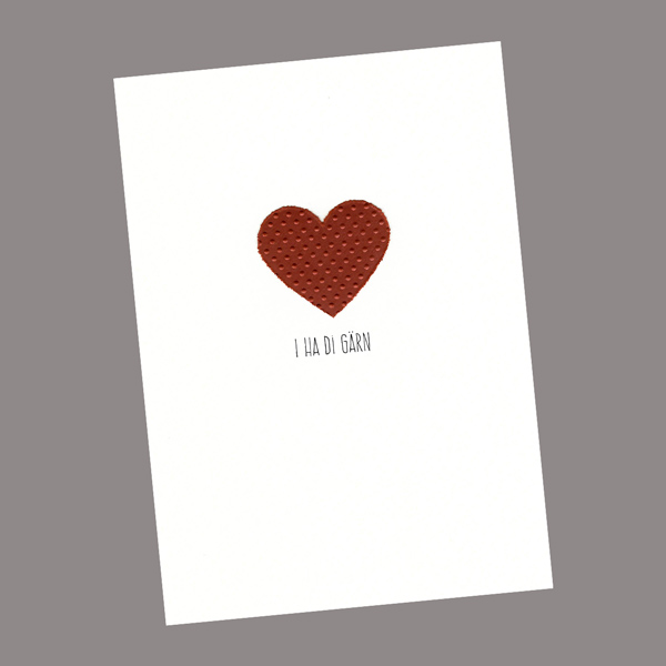 Karte - I ha di gärn