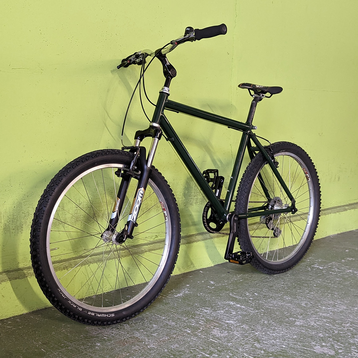 Eigenbau MTB 8-Gang Grün