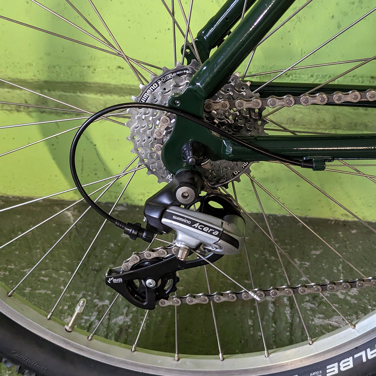 Eigenbau MTB 8-Gang Grün – Bild 4