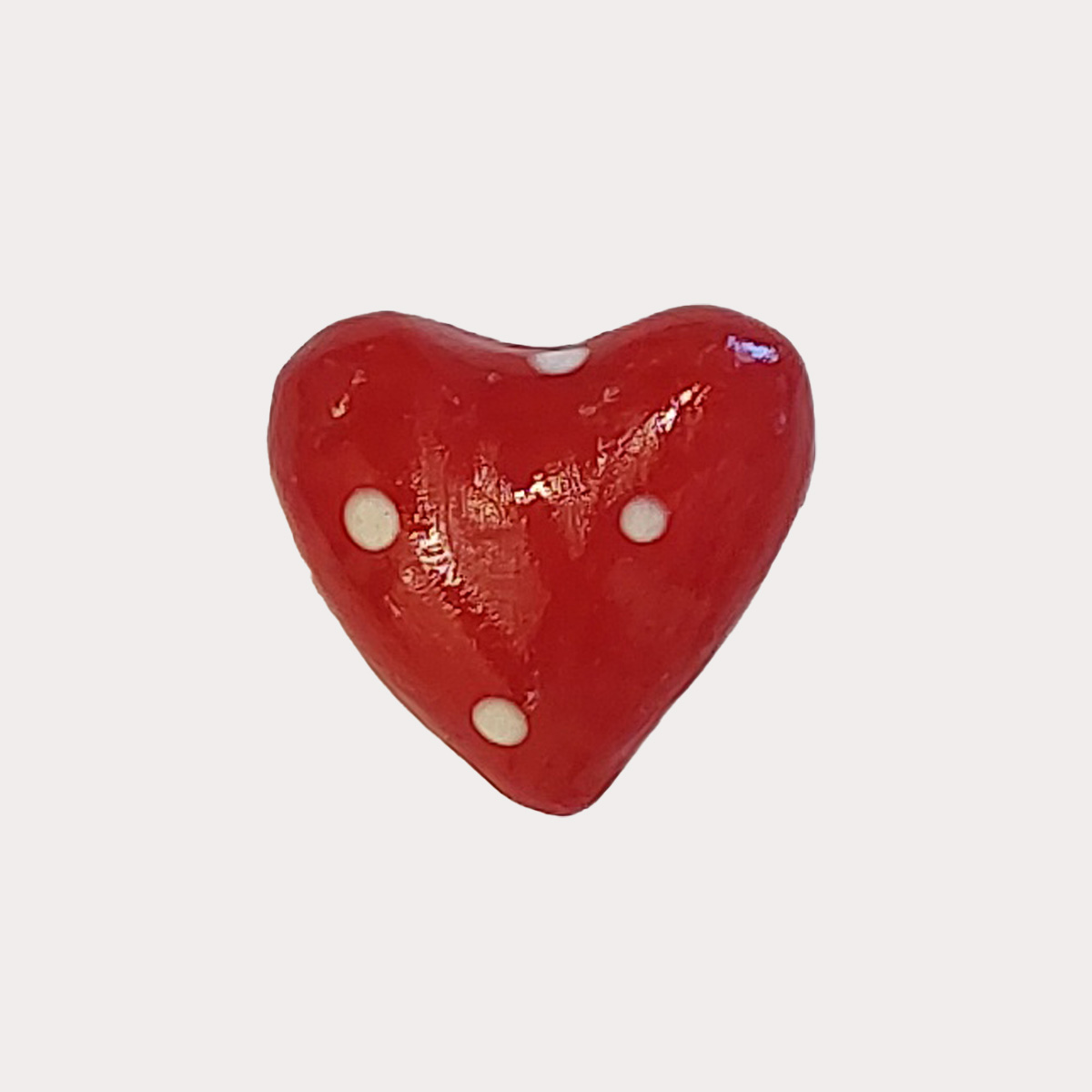 Rotes Tonherz - gepunktet – Bild 3