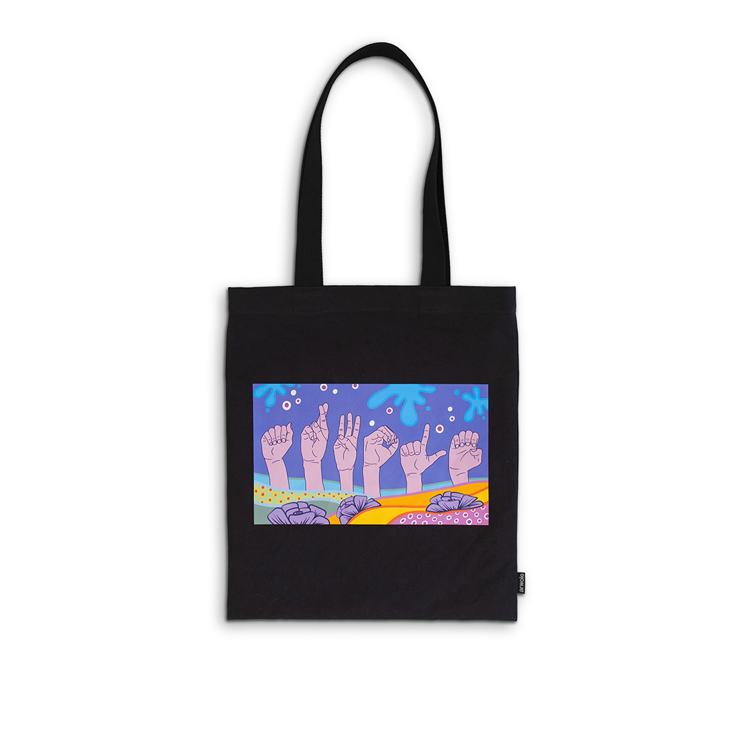 Stofftasche mit Aufdruck – Bild 5